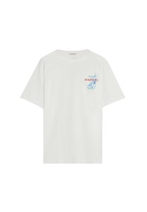 Scalpers SCALPERS BIARRITZ TEE - Camiseta estampada - white