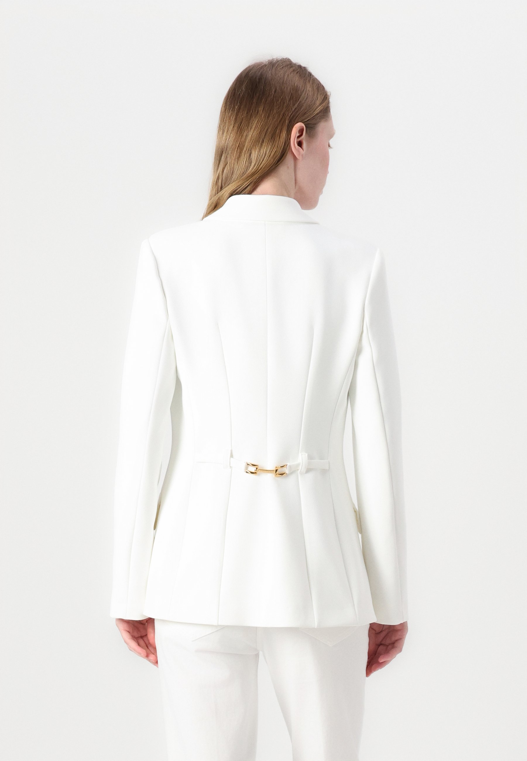 Elisabetta Franchi WOMEN JACKET - Blazer - avorio/white