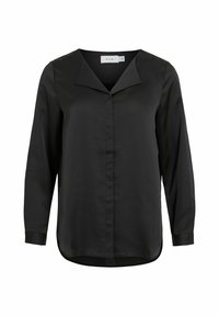 VIELLETTE V-NECK L/S - NOOS - Blouse - black