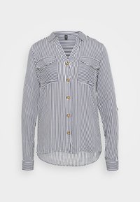 VMBUMPY SHIRT NEW - Gombos blúz - snow white/india ink