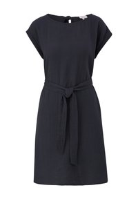 s.Oliver CRINKLE MET RUGDECOLLETÉ granatowy