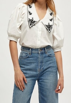 Button-down blouse - off-white
