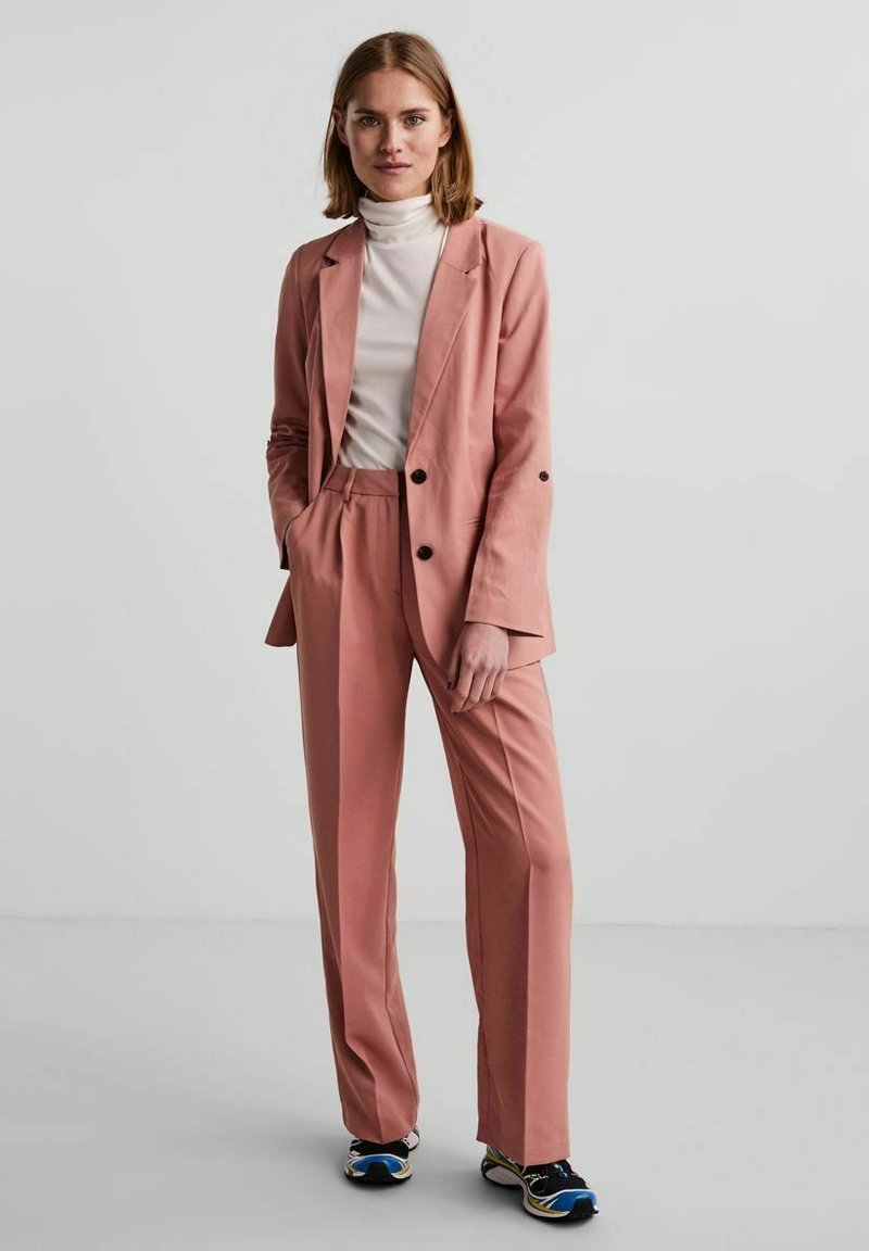 Damen Kleider | Pieces HIGH WAIST PCCHERRY Stoffhose ash rose/rosa - VW59416 Damen Kleider | Pieces HIGH WAIST PCCHERRY Stoffhose ash rose/rosa - VW59416