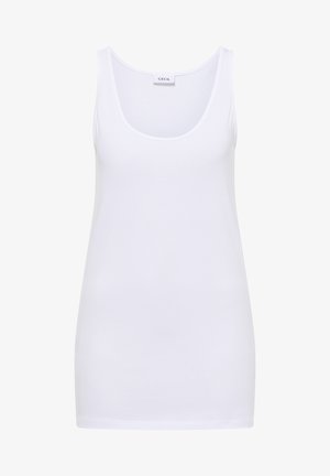 Cecil, LONGTOP MIT RUNDHALS IN UNIFARBE - Débardeur - white