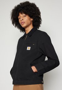 Carhartt WIP DETROIT JACKET - Poletna jakna - black/black rinsed