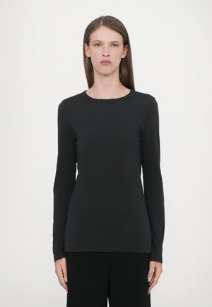 rag & bone THE SLUB - Μπλούζα με μακριά μανίκια - black