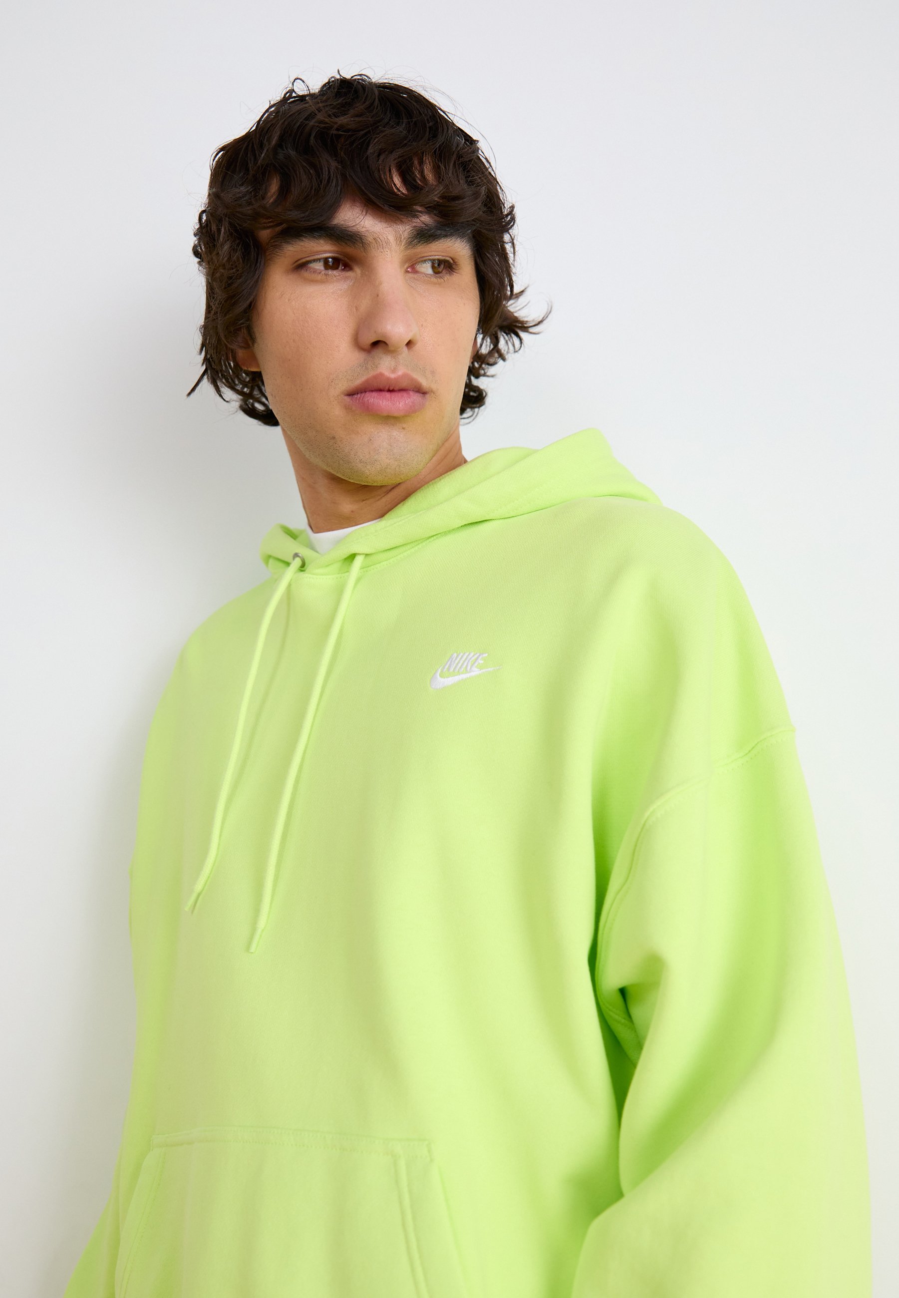 nike oversized drawstring tracksuit in cream