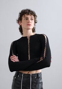 MIISTA HERA - Μπλούζα με μακριά μανίκια - black