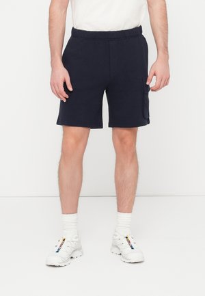 BOX LOGO - Shorts - blu marine