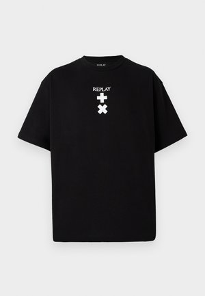 Replay REPLAY X MARTIN GARRIX TSHIRT - T-shirt print - black