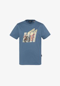 Sélectionné, bleu acier