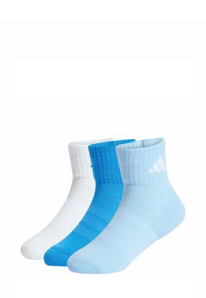 CUSHIONED ANKLE 3 PAIR PACK - Športové ponožky - glow blue/white/ray blue