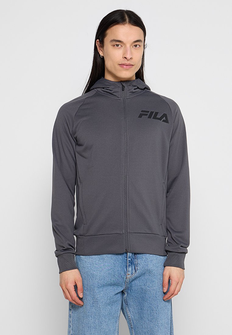 Fila Sweater met rits donkergrijs