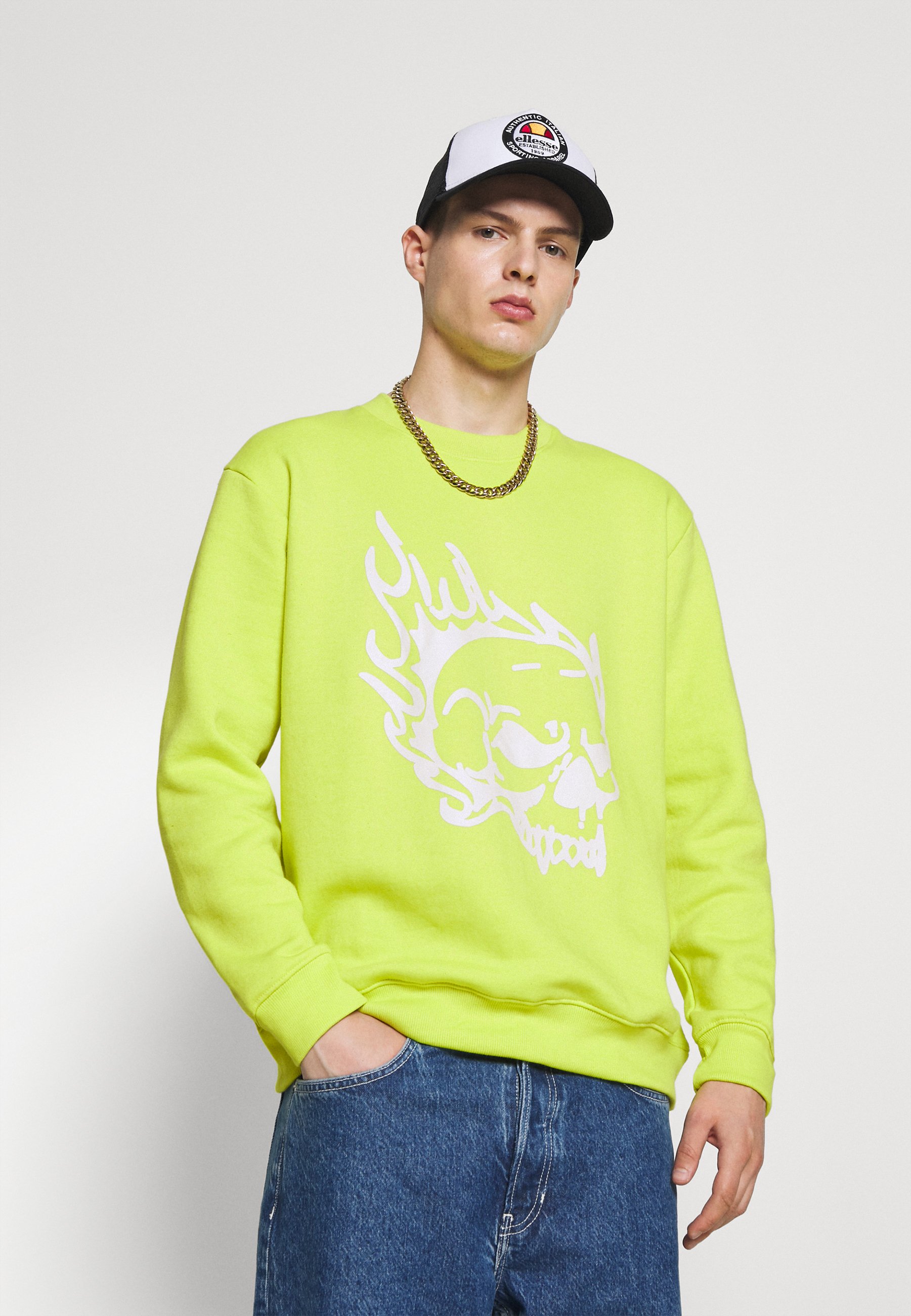 lime sweater