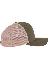 Flexfit RETRO TRUCKER 2-TONE - Kapa - mossgreen/khaki