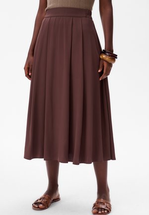 ARIA - A-line skirt - brown