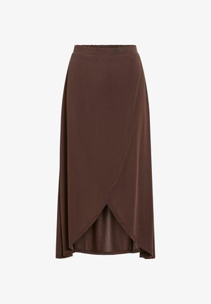 VILA, VIMODALA HW WRAP SKIRT - NOOS - Suknja A kroja - coffee bean1