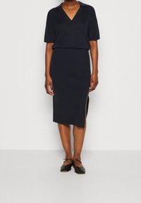 Tommy Hilfiger Pletené šaty - dark blue