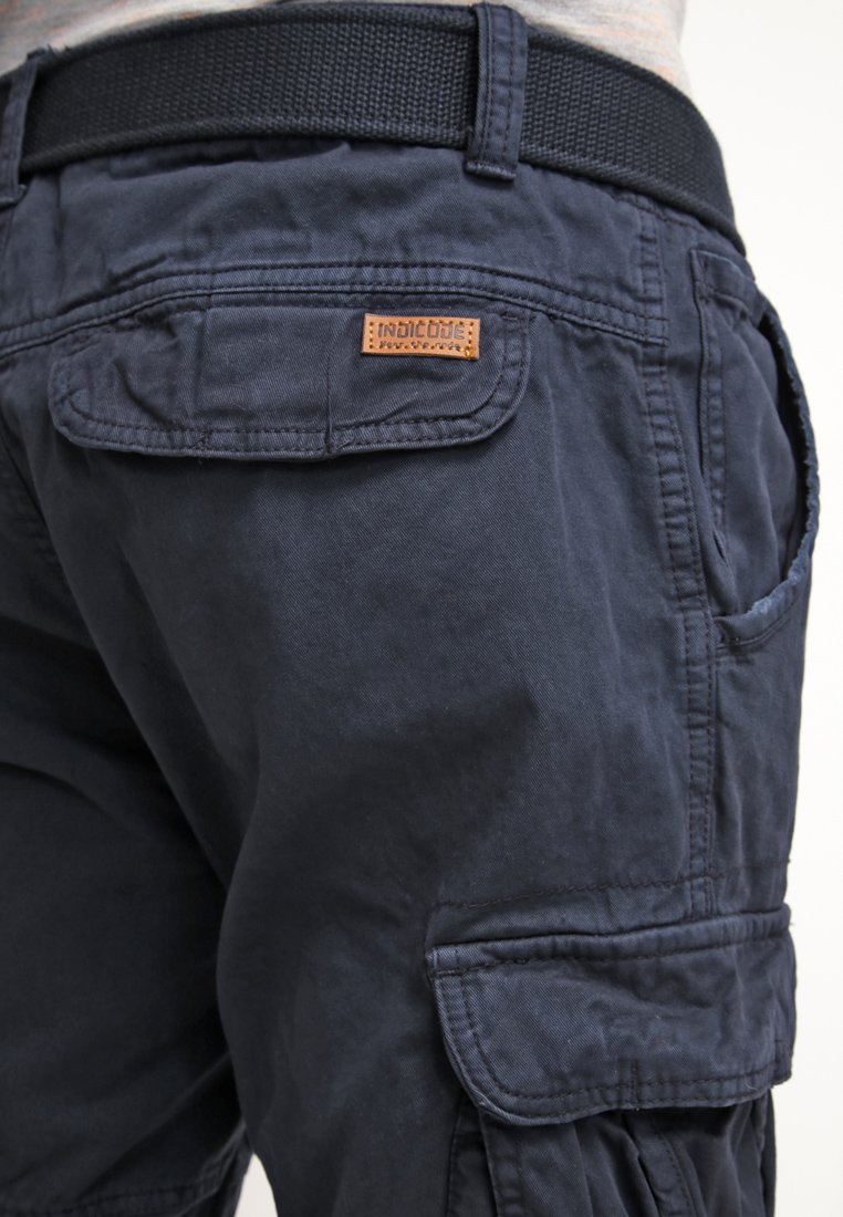 INDICODE JEANS MONROE - Šortai - navy/tamsiai mėlyna - Zalando.lt