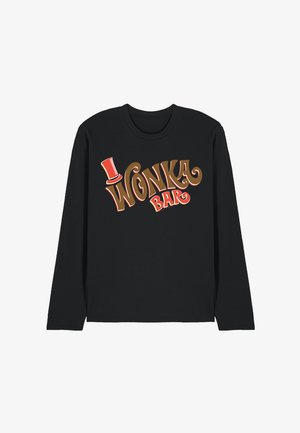 Cotton Soul, WILLY WONKA AND THE CHOCOLATE FACTORY/WONKA BAR - Langarmshirt - black