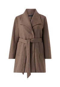 Ellos Plus collection MIT BINDEGÜRTEL - Klassisk frakke - braun