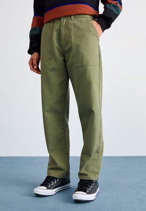 Straight leg jeans - khaki