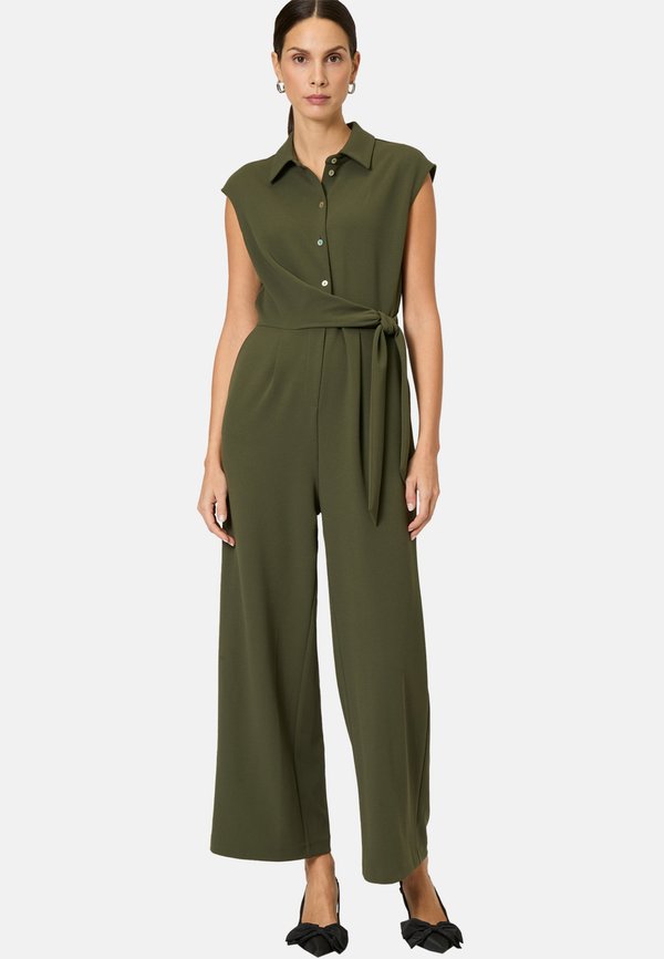 MIT BINDEGÜRTEL - Jumpsuit - deep depths