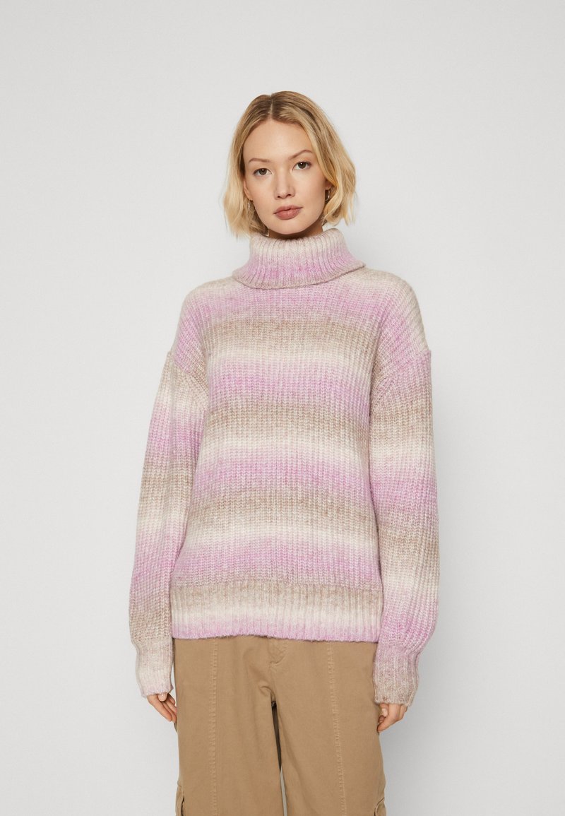 GAP - SHAKER TNECK OMBRE - Striktrøje - pink, Forstør