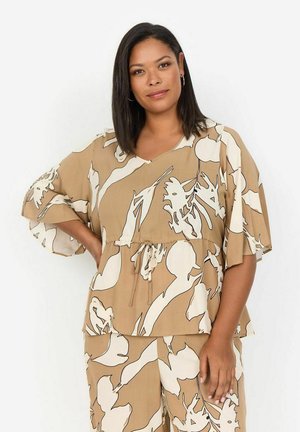 WA-GINNE 1 - Blouse - c desert brown combi