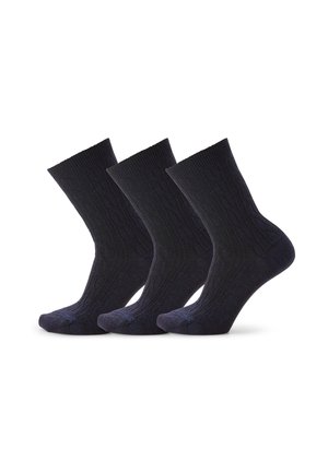 EVERYDAY CABLE CREW 3PACK - Urheilusukat - deep navy heather