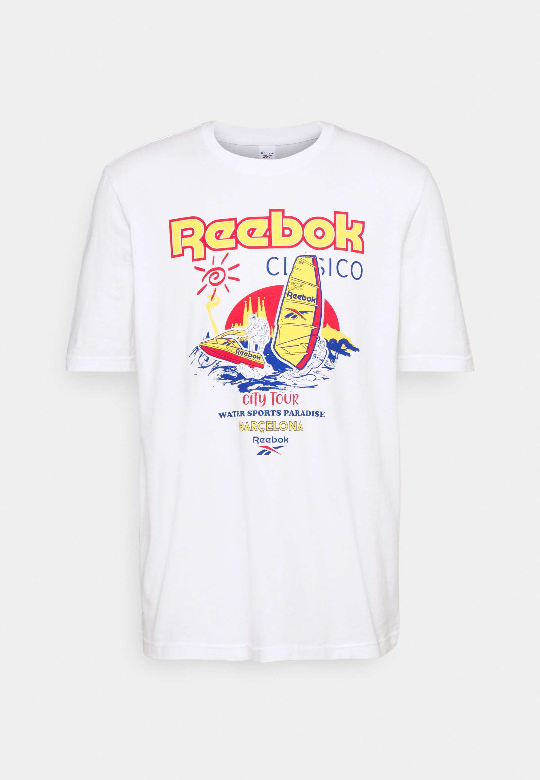 Reebok Classic SOUVENIR TEE - T-Shirt print - white/weiß - Zalando.de