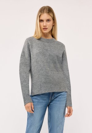 Terranova, MAGLIA TINTA UNITA - Maglione - grigio medio melange