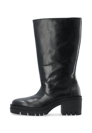 JAMI PULL UP BOOT - Plateaustøvler - black