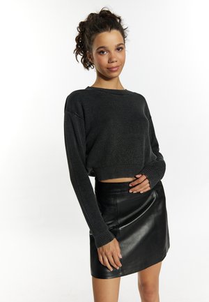 myMo ROCKS UCY - Strickpullover - schwarz