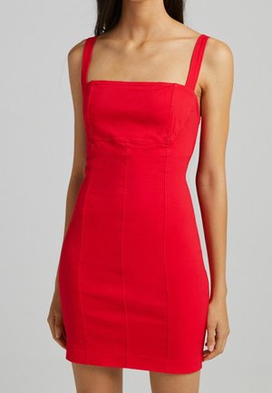 Etui-jurk - red