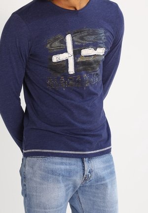 Longsleeve - mottled blue
