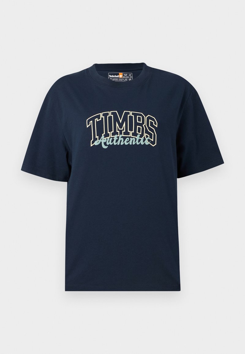Timberland T-shirt print donkerblauw Timberland T-shirt print donkerblauw