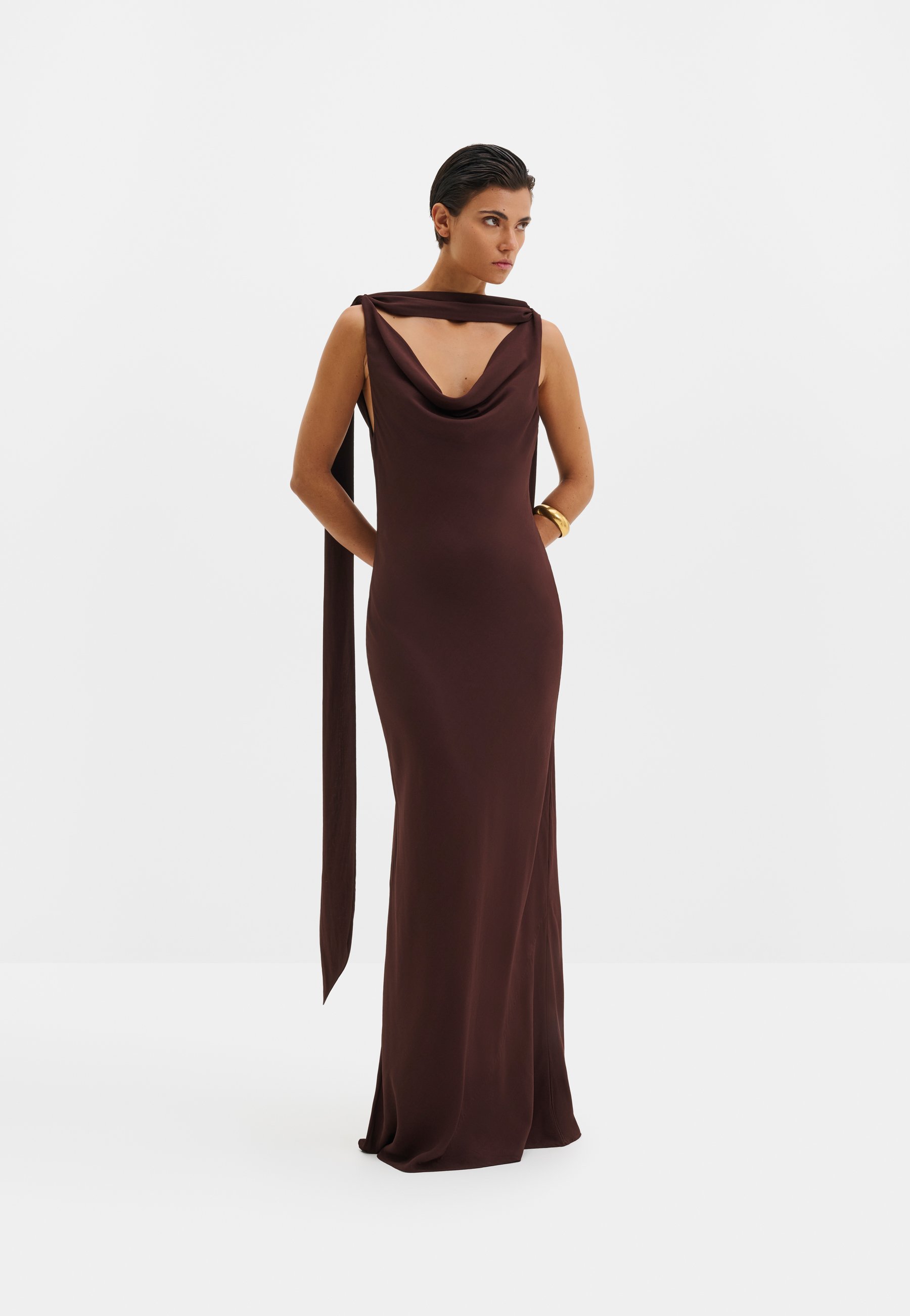 dark purple winter formal dresses Ellie Wilde EW36083 A Line Lace Long Formal Prom Dress main image 0