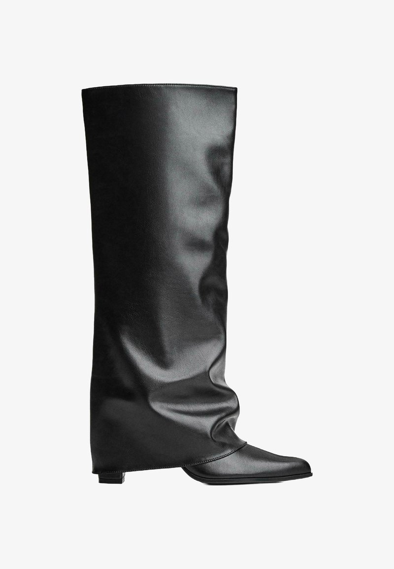 Stivali da Donna con Tacco Alto al Ginocchio e Pieghevoli Stivali da Donna in Stile Western con Ghetta Risvolto,Calde e Comode,Morbidi Stivaletti a metà Polpaccio in Tinta Unita (White, 37 Stivali da Donna con Tacco Alto al Ginocchio e Pieghevoli Stivali da Donna in Stile Western con Ghetta Risvolto,Calde e Comode,Morbidi Stivaletti a metà Polpaccio in Tinta Unita (White, 37
