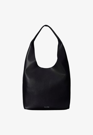 Calvin Klein SLOUCHY PEBBLE MEDIUM - Pirkinių krepšys - black