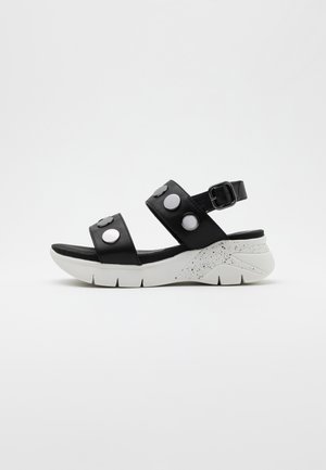 Plateausandalette - black