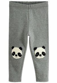 Next - EMBROIDERED 3MTHS-7YRS - Leggingek - Nadrágok - grey panda Miniatűr kép 1