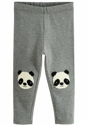 EMBROIDERED 3MTHS-7YRS - Leggings - grey panda