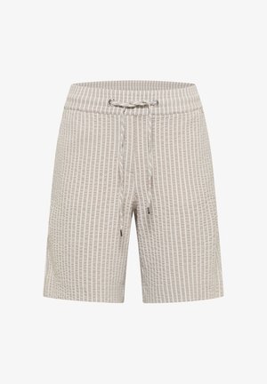Cecil, WIDE-LEG SHORTS IN SEERSUCKER QUALITY - Short - grain beige
