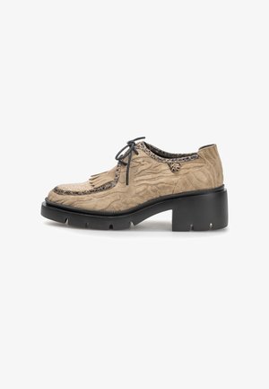 Floris van Bommel, FLORIS VAN BOMMEL LACE SHOE MADDI 03 - Veterschoenen - taupe