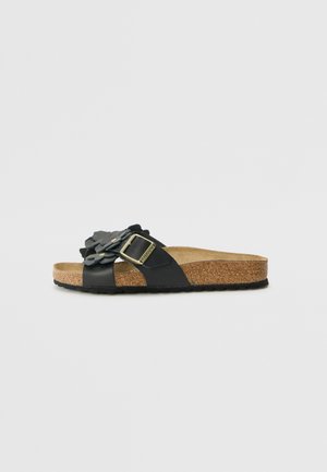 Birkenstock, SIENA FLOWERS LE REGULAR - Riemensandalette - black