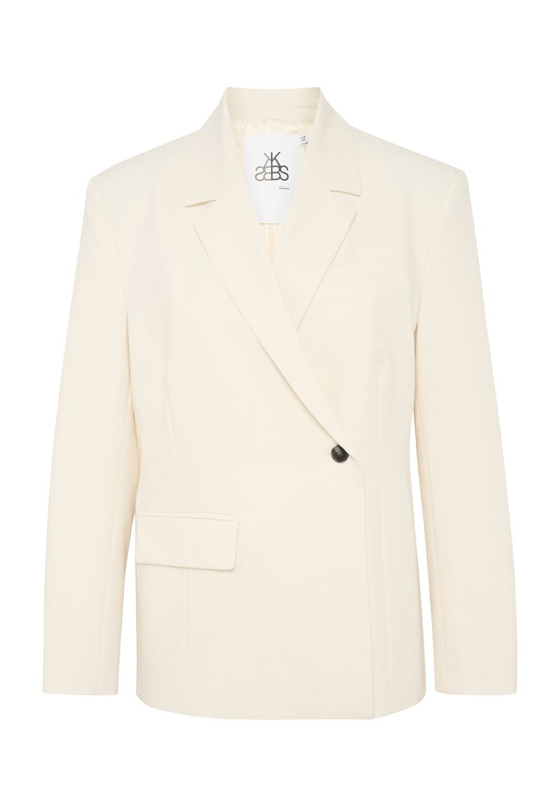 Karen by Simonsen Halflange jas wit