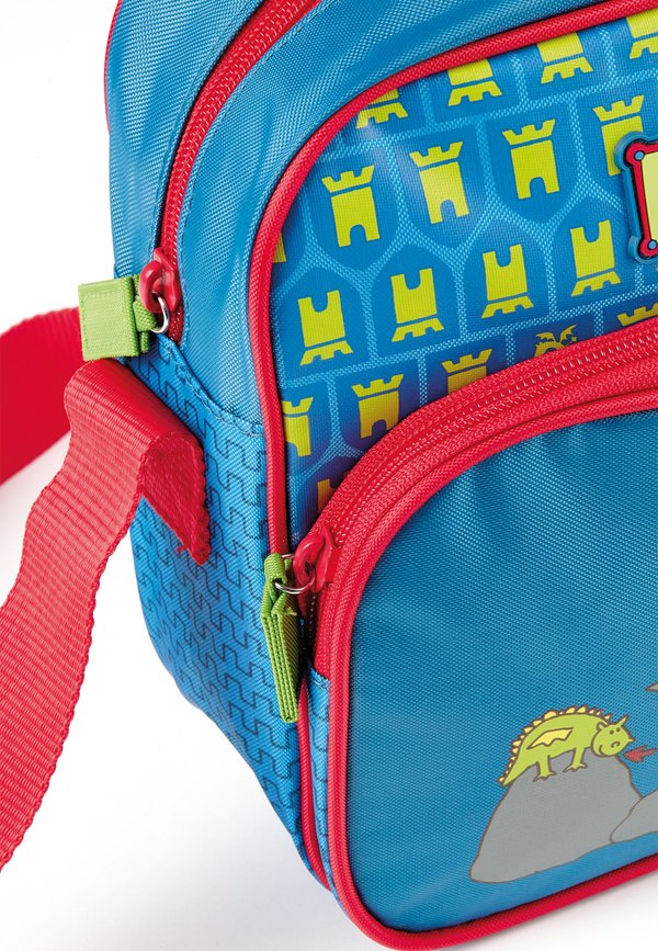 Umhängetasche – blau rot