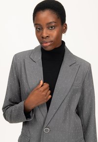 INFLUENCER RHINESTONES - Abrigo corto - grey