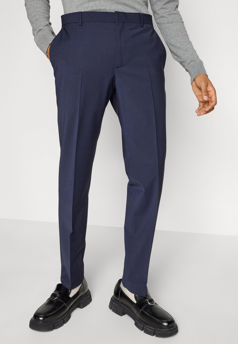 Calvin Klein MODERN BLEND REGULAR PANTS - Trousers - night sky/dark blue -  Zalando